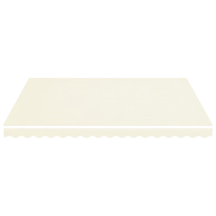Vidaxl vervangingsdoek voor luifel 400x350 cm polyester crèmekleurig