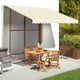 Vidaxl vervangingsdoek voor luifel 400x350 cm polyester crèmekleurig