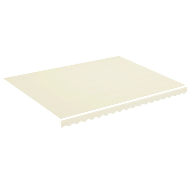 Vidaxl vervangingsdoek voor luifel 450x350 cm polyester crèmekleurig