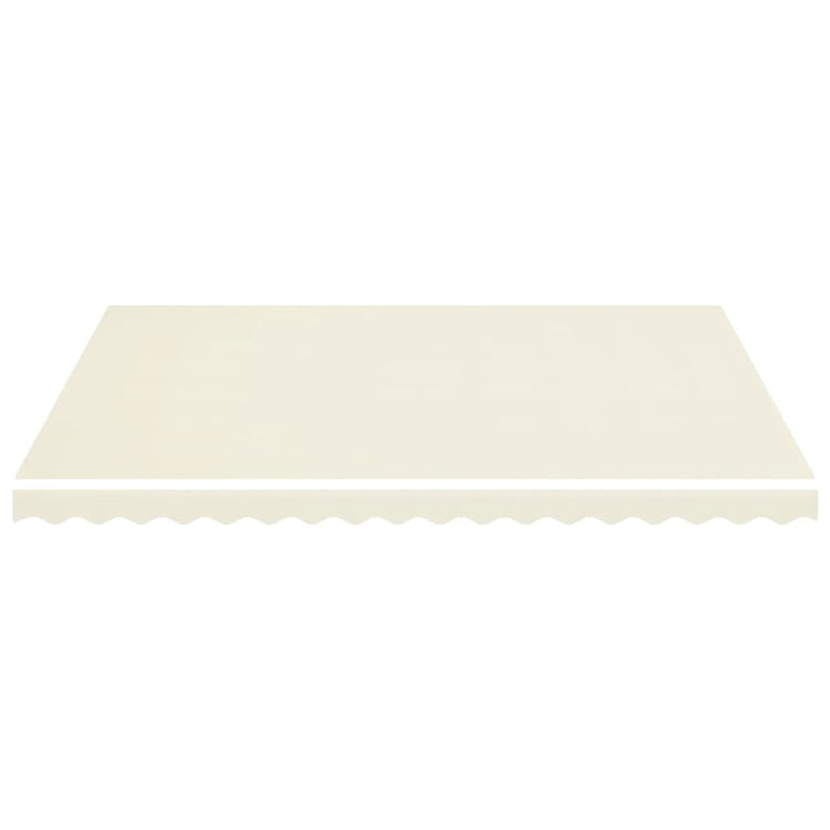 Vidaxl vervangingsdoek voor luifel 450x350 cm polyester crèmekleurig