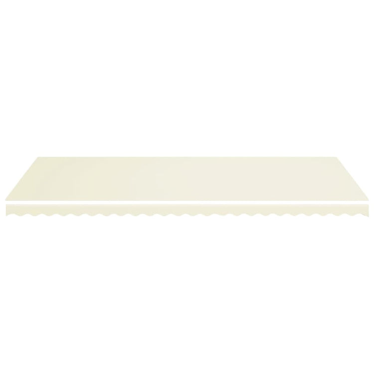Vidaxl vervangingsdoek voor luifel 600x350 cm polyester crèmekleurig
