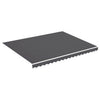 Vidaxl vervangingsdoek voor luifel 450x350 cm polyester antracietkleurig