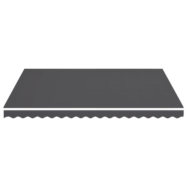 Vidaxl vervangingsdoek voor luifel 450x350 cm polyester antracietkleurig