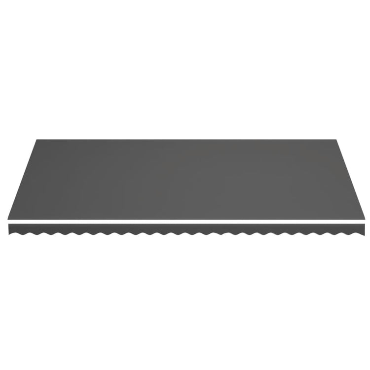 Vidaxl vervangingsdoek voor luifel 600x350 cm polyester antracietkleurig