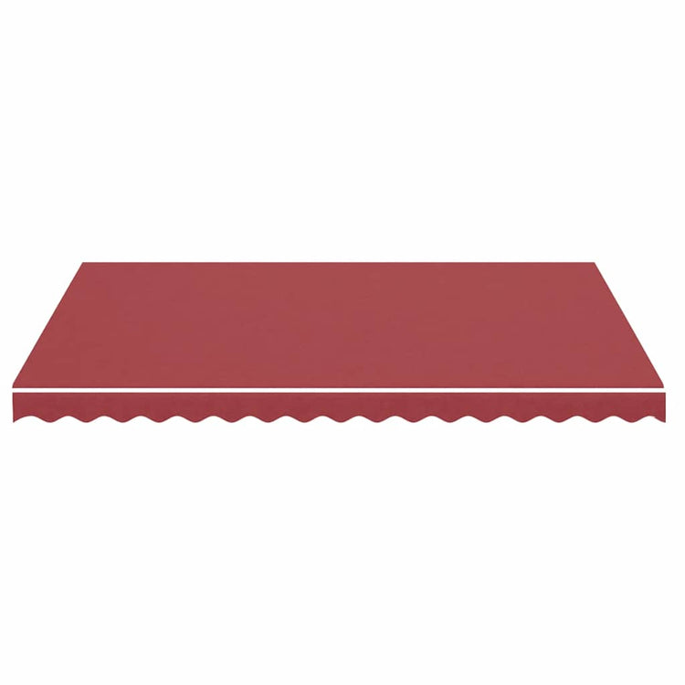 Vidaxl vervangingsdoek voor luifel 4x3 m bordeauxrood