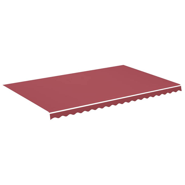 Vidaxl vervangingsdoek voor luifel 500x300 cm polyester bordeauxrood
