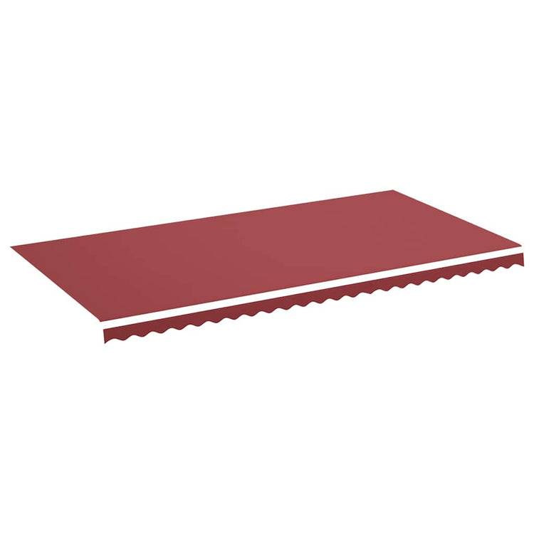 Vidaxl vervangingsdoek voor luifel 600x300 cm polyester bordeauxrood