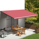 Vidaxl vervangingsdoek voor luifel 600x300 cm polyester bordeauxrood