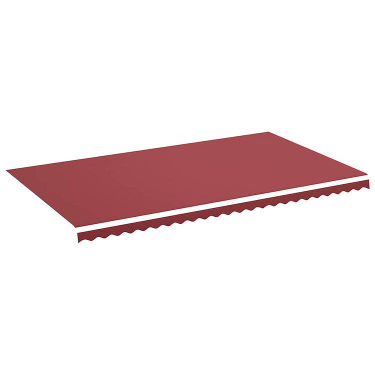 Vidaxl vervangingsdoek voor luifel 600x350 cm polyester bordeauxrood
