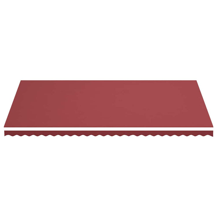 Vidaxl vervangingsdoek voor luifel 600x350 cm polyester bordeauxrood