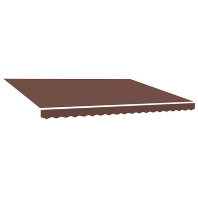 Vidaxl vervangingsdoek voor luifel 500x300 cm polyester bruin