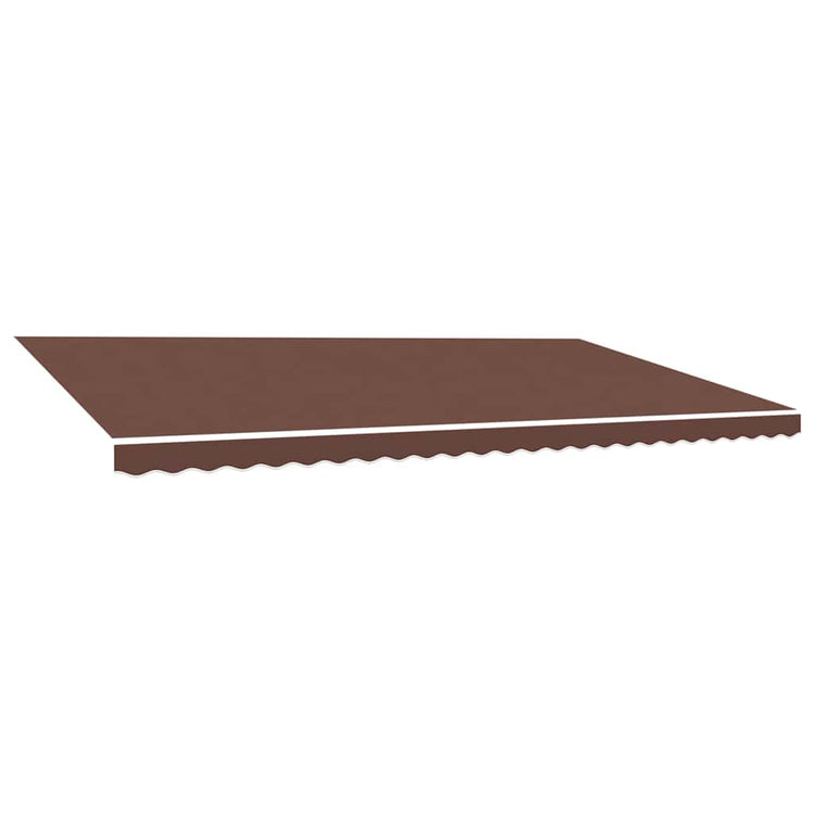 Vidaxl vervangingsdoek voor luifel 600x350 cm polyester bruin