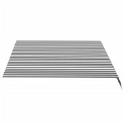 Vidaxl vervangingsdoek voor luifel 350x250 cm antracietkleurig en wit - afbeelding 3