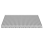 Vidaxl vervangingsdoek voor luifel 450x350 cm polyester antracietkleurig en wit - afbeelding 3