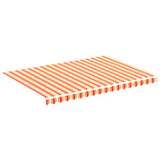 Vidaxl vervangingsdoek voor luifel 350x250 cm polyester geel en oranje - afbeelding 2