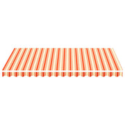 Vidaxl vervangingsdoek voor luifel 350x250 cm polyester geel en oranje - afbeelding 3