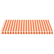 Vidaxl vervangingsdoek voor luifel 450x300 cm polyester geel en oranje - afbeelding 3