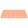 Vidaxl vervangingsdoek voor luifel 4,5x3,5 m geel en oranje