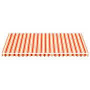 Vidaxl vervangingsdoek voor luifel 600x350 cm polyester geel en oranje - afbeelding 3