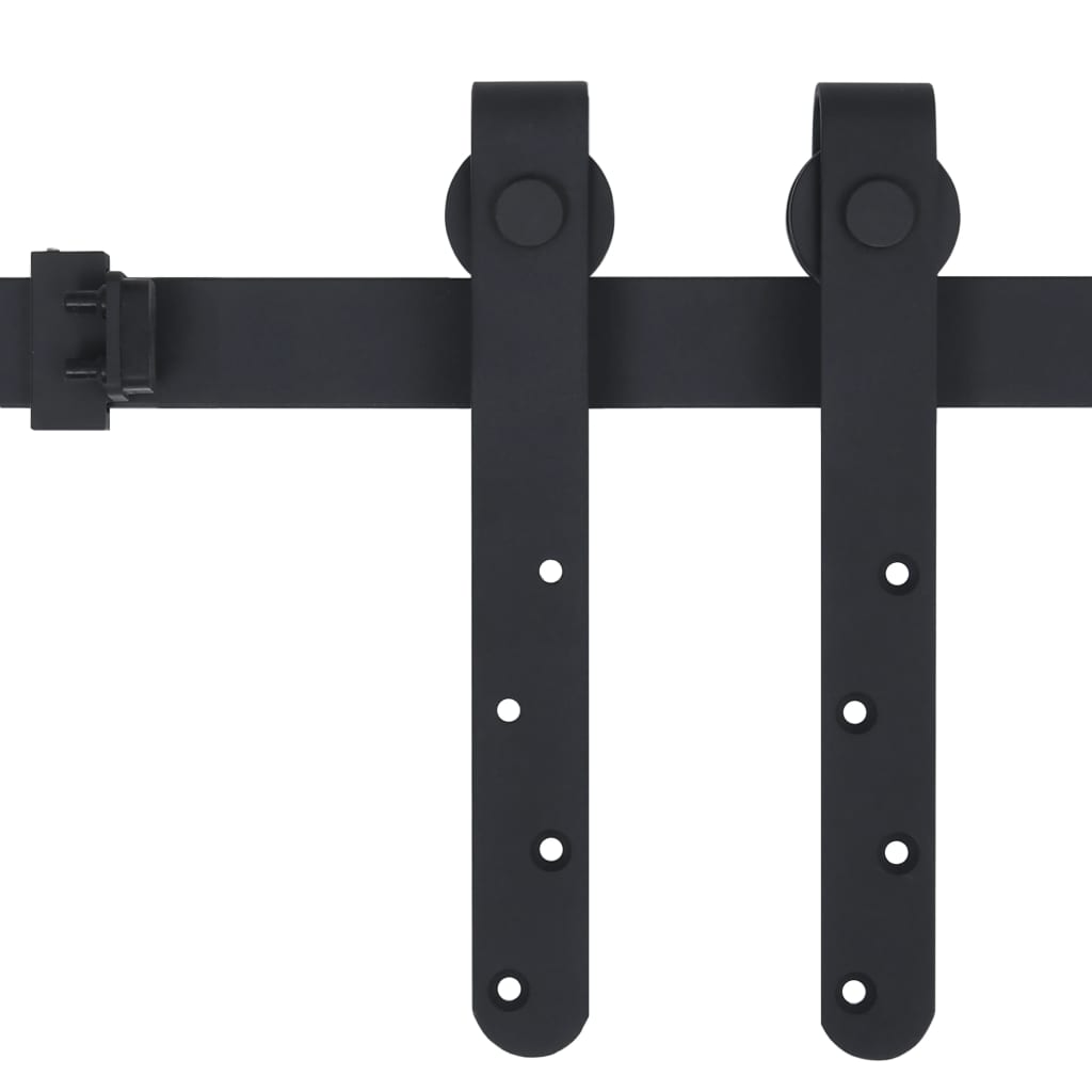Vidaxl ophangset voor minischuifdeur 183 cm koolstofstaal