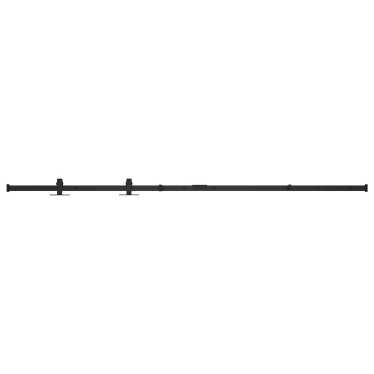 Vidaxl ophangset voor minischuifdeur 152 cm koolstofstaal