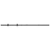 Vidaxl ophangset voor minischuifdeur 122 cm koolstofstaal