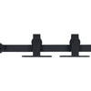 Vidaxl ophangset voor minischuifdeur 122 cm koolstofstaal