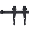 Vidaxl ophangset voor minischuifdeur 183 cm koolstofstaal