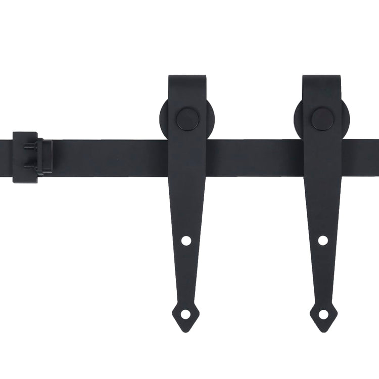 Vidaxl ophangset voor minischuifdeur 152 cm koolstofstaal