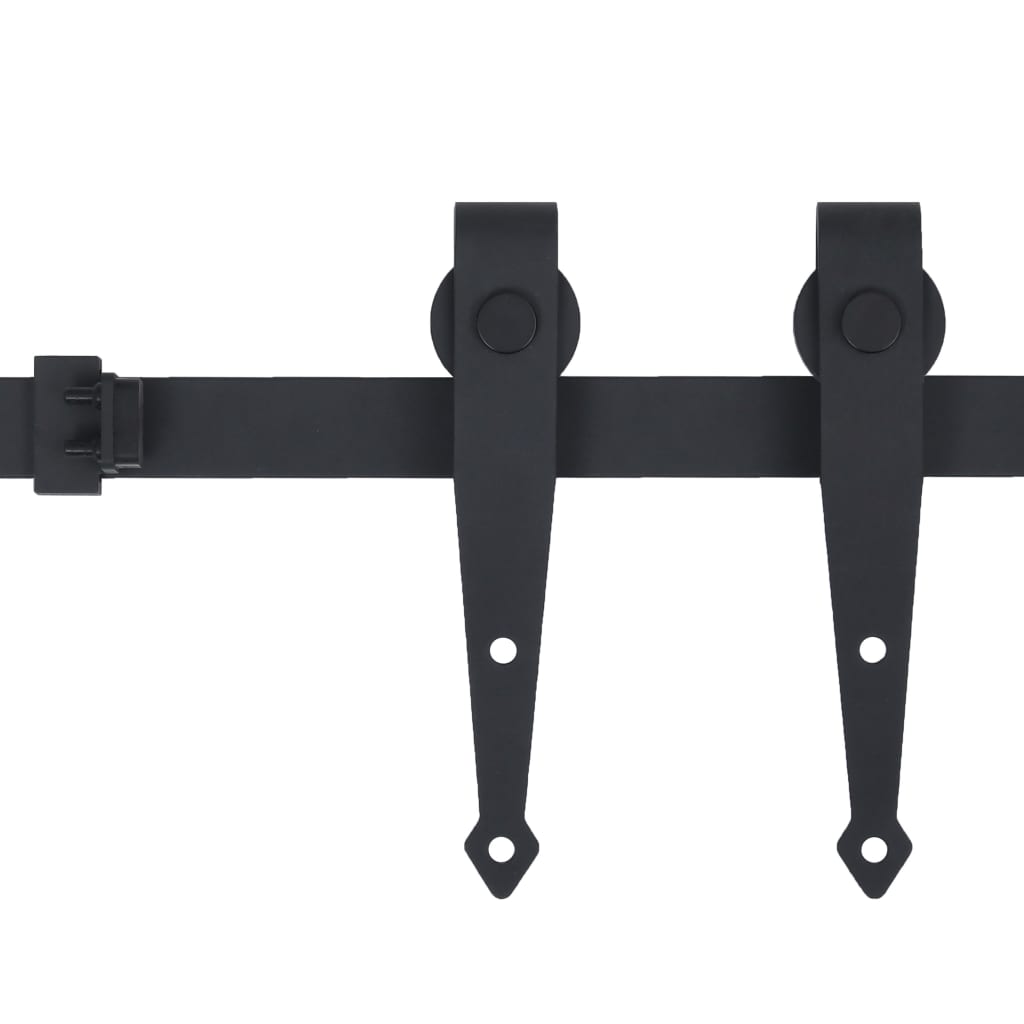 Vidaxl ophangset voor minischuifdeur 152 cm koolstofstaal
