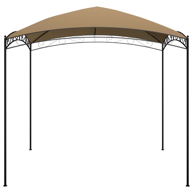 Vidaxl prieel 180 g m² 3x3x2,65 m taupe
