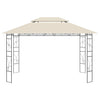 Vidaxl prieel 160 g m² 4x3x2,7 m crèmekleurig