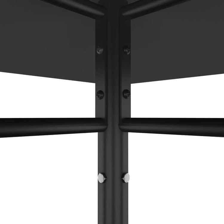 Vidaxl prieel 180 g m² 3x3x2,7 m antracietkleurig