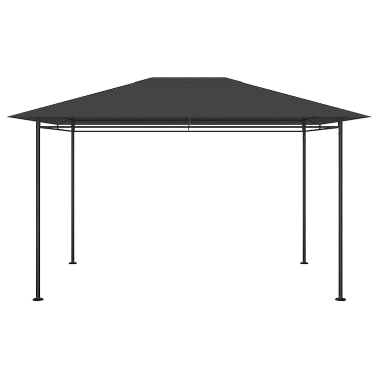 Vidaxl prieel 180 g m² 384x281x270 cm antracietkleurig
