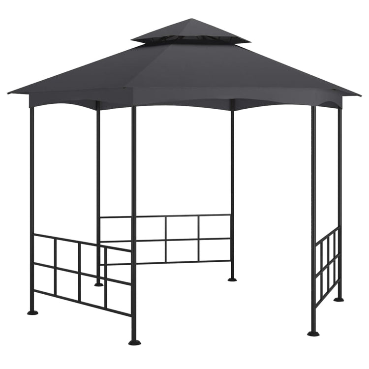 Vidaxl prieel met zijwanden 3,1x2,7 m antracietkleurig