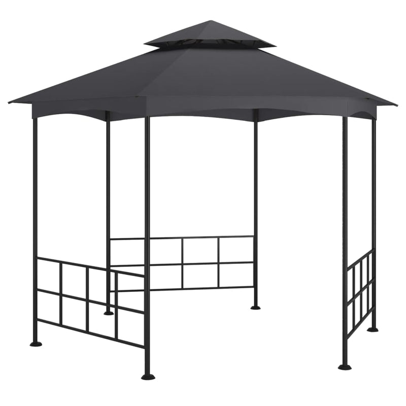 Vidaxl prieel met zijwanden 3,1x2,7 m antracietkleurig