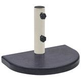 Vidaxl parasolvoet 40x28x4 cm graniet zwart - afbeelding 3