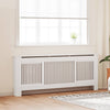 Vidaxl radiatorombouw 205 cm mdf wit
