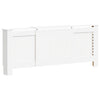 Vidaxl radiatorombouw 205 cm mdf wit