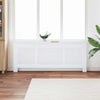 Vidaxl radiatorombouw 205 cm mdf wit