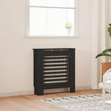 Vidaxl radiatorombouw 78 cm mdf zwart - afbeelding 1