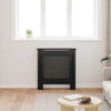 Vidaxl radiatorombouw 78 cm mdf zwart