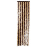 Vidaxl vliegengordijn 56x200 cm chenille beige en lichtbruin - afbeelding 3