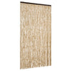 Vidaxl vliegengordijn 118x220 cm chenille beige