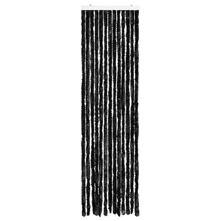 Vidaxl vliegengordijn 56x200 cm chenille antraciet