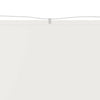 Vidaxl luifel verticaal 60x1200 cm oxford stof wit