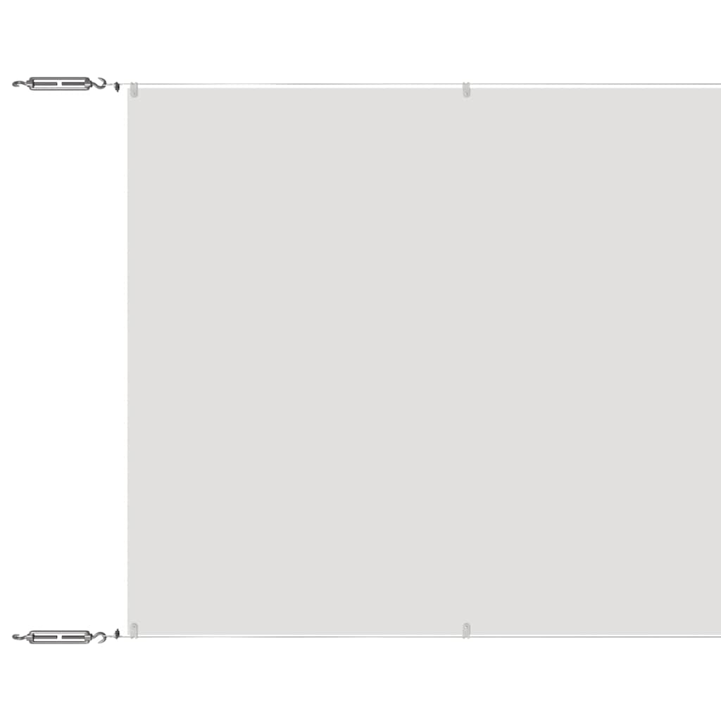 Vidaxl luifel verticaal 100x1200 cm oxford stof wit