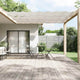 Vidaxl luifel verticaal 140x600 cm oxford stof wit