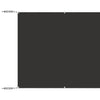 Vidaxl luifel verticaal 100x1000 cm oxford stof antracietkleurig