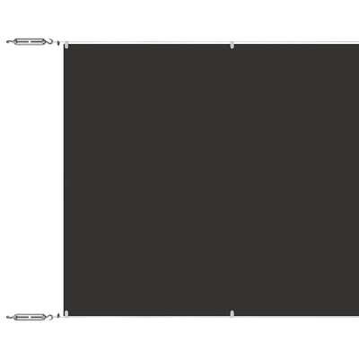 Vidaxl luifel verticaal 100x1200 cm oxford stof antracietkleurig